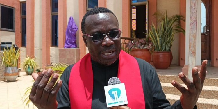 Parish Priest of St. Theresa Catholic Church, Kaneshie, Rev. Francis Destiny Amenuvor,