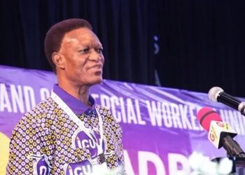 General Secretary,  Industrial and Commercial Workers’ Union of Ghana (ICU-Ghana) Morgan Ayawine