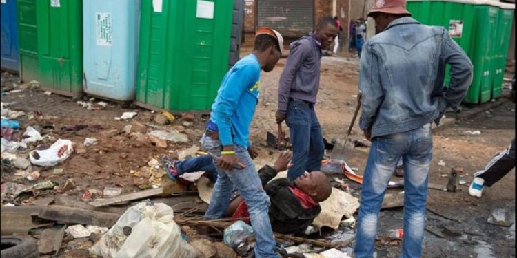 Xenophobic killing in South African: photo credit -CNN