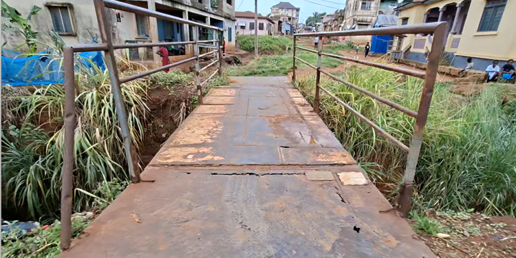 The footbridge