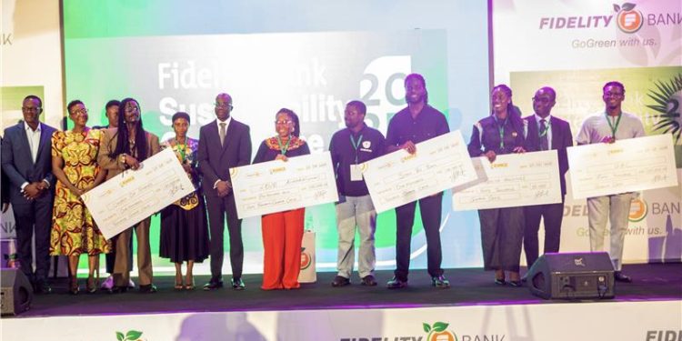 Cohort 1 winners with Management of Fidelity Bank