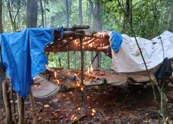 Burnt makeshift