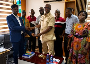 Kumasi Technical University management with JS Construction officials