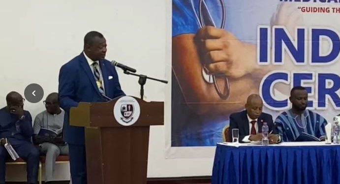 Chairman of the Ghana Medical and Dental Council, Agyeman Badu Akosa,