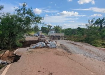 Collapsed Sataso Bridge