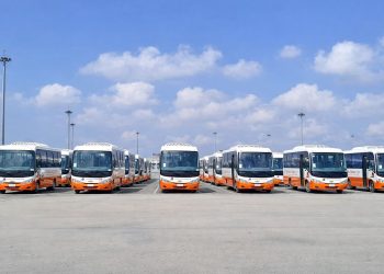 100 newly procured buses by government