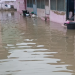 Some of the homes submerged