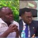 Wonder Madilo, a member of the NDC Communications Team and Kwesi Botchway Jnr., a member of the NPP Communications Team