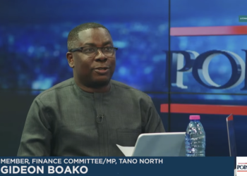 Member of Parliament for Tano North and Member of Parliament’s Finance Committee, Gideon Boako