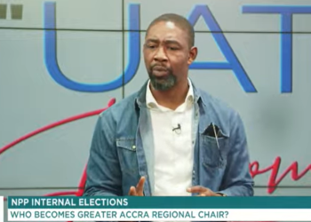 Former Health Minister and Greater Accra Regional Chairman hopeful of the New Patriotic Party (NPP), Dr. Bernard Okoe Boye