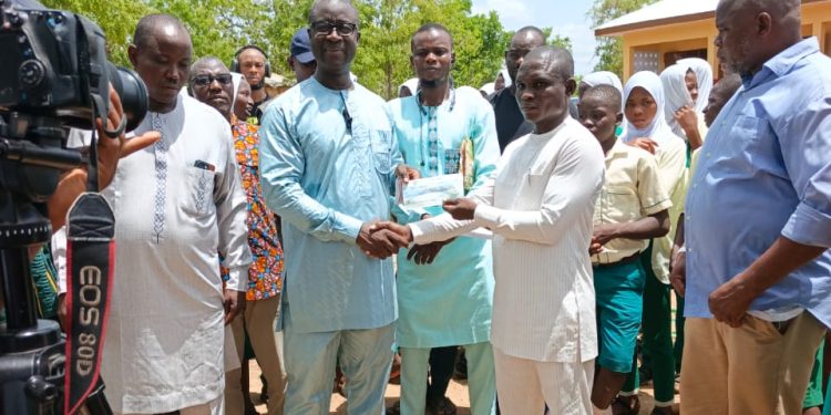 Member of Parliament (MP) for Wa East, Dr. Godfred Seidu Jasaw donates GH₵75k to fuel DRIP equipment 