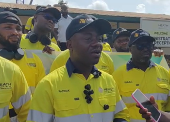 Patrick Mensah, Managing Director of Heath Goldfields,