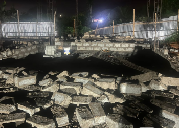 Ellembelle NDC demolished office