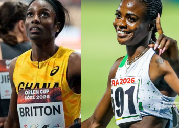 Evonne Fatimah Britton(left) and Tobi Amusan(right)