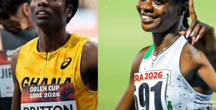 Evonne Fatimah Britton(left) and Tobi Amusan(right)