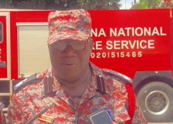 Volta Regional Fire Commander, ACFO II Joseph Freeman Tetteh
