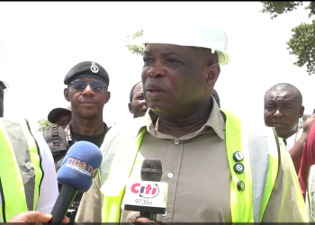 Minister for Roads and Highways, Kwame Governs Agbodza,