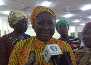 National Coordinator of the Ghana School Feeding Programme, Hajia Fati Forgor,