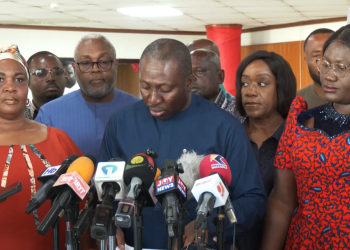 Minority led by Afenyo-Markin addressing journalists