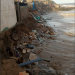 Homes swept away by tidal waves