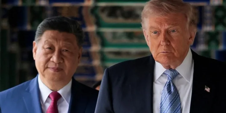 China's President Xi Jinping and Donald Trump discussed Taiwan during bilateral talks in Beijing