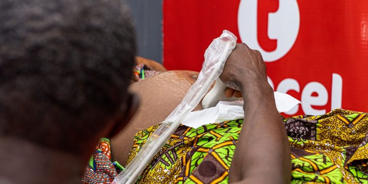 Over 300 pregnancies were scanned at the Telecel Foundation’s Rural Ultrasound in Kasseh – Ada