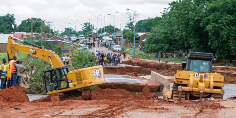 File image of some equipment working on roads under Big Push