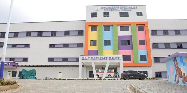 The Weija-Gbawe Children's Specialist Hospital that is yet to be commissioned for use