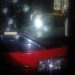 A front view of the bus that was attacked