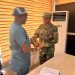 Upper East Regional Minister, Akamugri Donatus Atanga with Chief of Army Staff, Major General Lawrence Kwaku Gbetanu