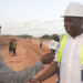 Minister for Roads and Highways, Governs Kwame Agbodza [right]