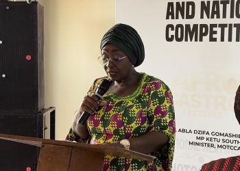 Minister for Tourism, Culture and Creative Arts, Abla Dzifa Gomashie,