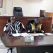 Hon Israel Adjetey Otchwenmah, MCE for Ledzokuku in smock