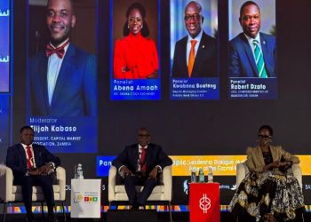 Kwabena Boateng, Deputy Managing Director for Wholesale Banking at Fidelity Bank Ghana(middle)