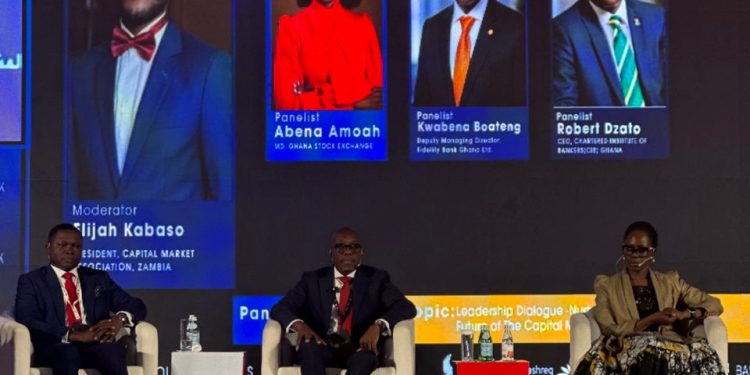 Kwabena Boateng, Deputy Managing Director for Wholesale Banking at Fidelity Bank Ghana(middle)