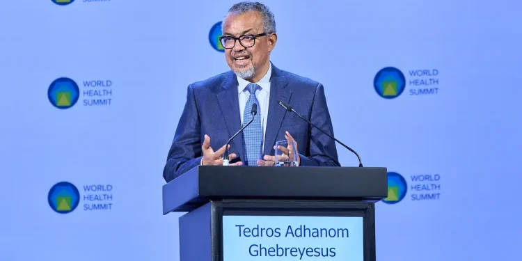 Director-General of WHO Dr Tedros Adhanom Ghebreyesus