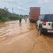 Heavy traffic on the Accra-Cape Coast Highway
