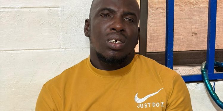 The convict, Agyarko Richard