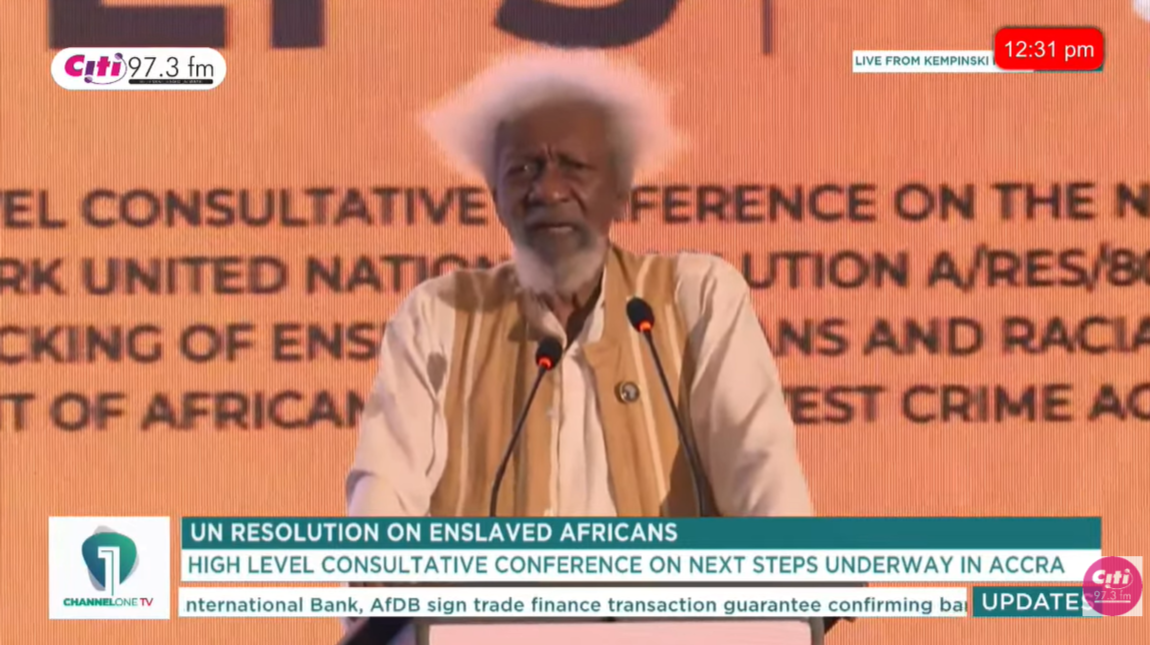 Slave trade not over, still active across Africa – Prof. Wole Soyinka