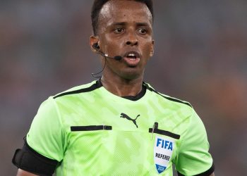 Somali referee Omar Abdulkadir Artan
