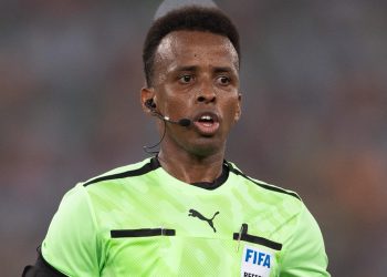Somali referee Omar Abdulkadir Artan