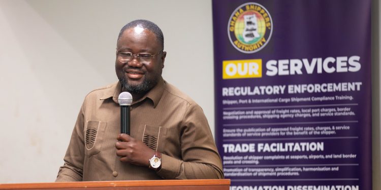 GSA Deputy CEO in Charge of Operation, Prince Henry Ankrah addressing participants