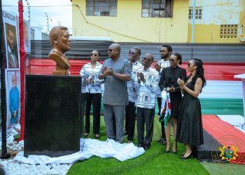 Bust Unveiled to Honour Former President Jerry John Rawlings