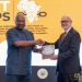Dutch Ambassador H.E. Jeroen Verheul presenting a catalogue of the artefacts to President John Dramani Mahama
