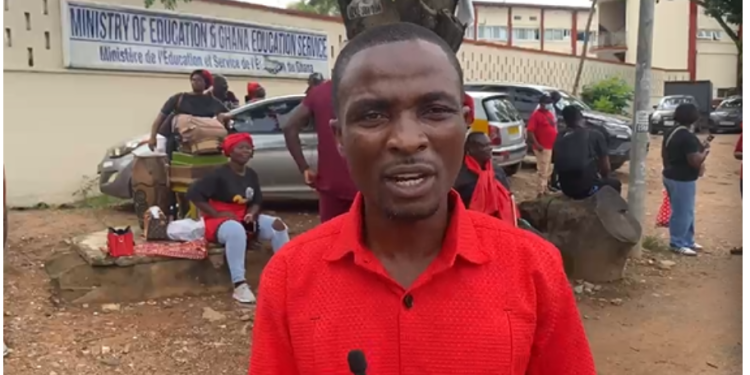President of the National Association of Institutional Suppliers, Emmanuel Ayivor.