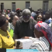 Vice President Prof Naana Jane Opoku -Agyemang with Accra Central Market Fire victims