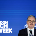 British Prime Minister Keir Starmer delivers a speech at London Tech Week on government plans to use technology to boost growth, in London, Britain, June 8, 2026. REUTERS/Isabel Infantes/Pool Purchase Licensing Rights