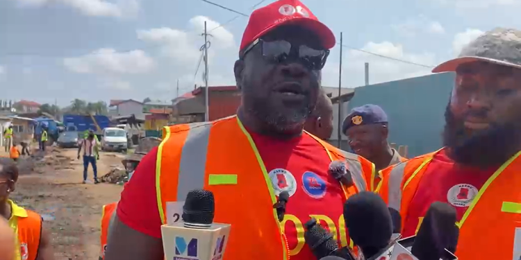 Greater Accra Regional Director of NADMO, Dennis Nartey Adjannor