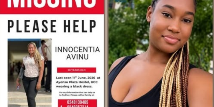 University of Cape Coast (UCC) student, Innocentia Avinu