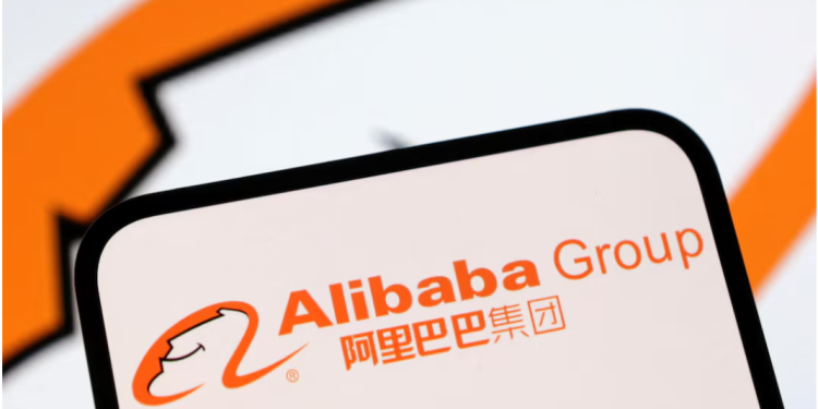 Alibaba group logo is seen in this illustration taken, February 11, 2025. REUTERS/Dado Ruvic/Illustration Purchase Licensing Rights